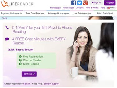 lifereader psychic network